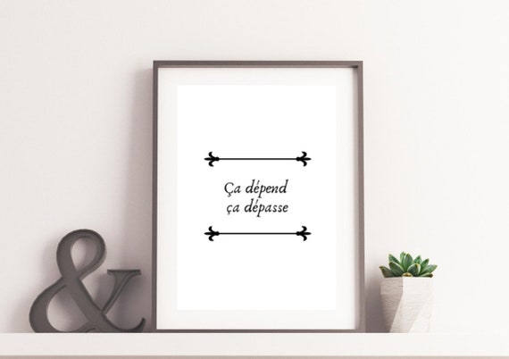 Ca Depend Ca Depasse Les Bronzes Movie Classicfilm Quote Etsy