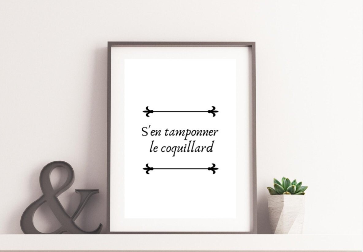 Tamponner Le Coquillard i Care Less - Etsy