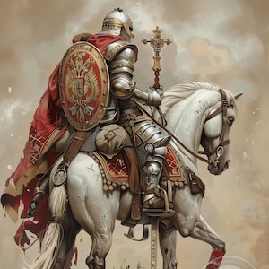 JMP0736_crusades, cross stitch pattern PDF, full coverage Hand embroidery pattern, Counted Cross Stitch, Instant PDF Download
