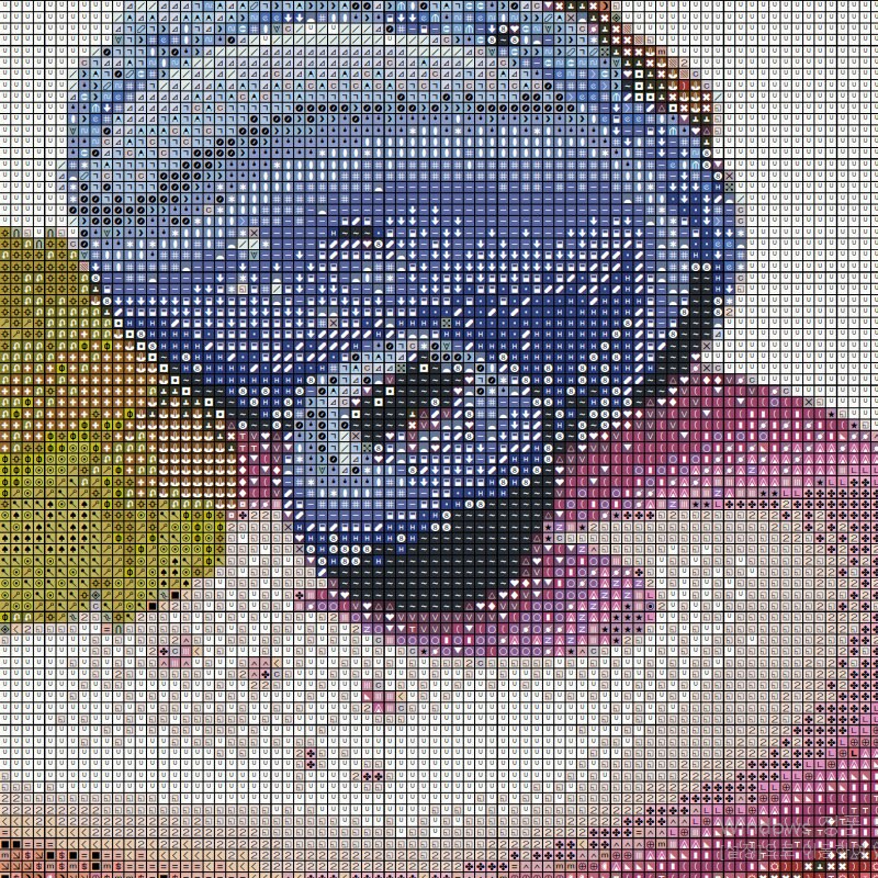 Jmp0072_sweet Macaron, Cross Stitch Pattern PDF, Cross Jmp0072_sweet Macaron, Cross Stitch Pattern PDF, Cross