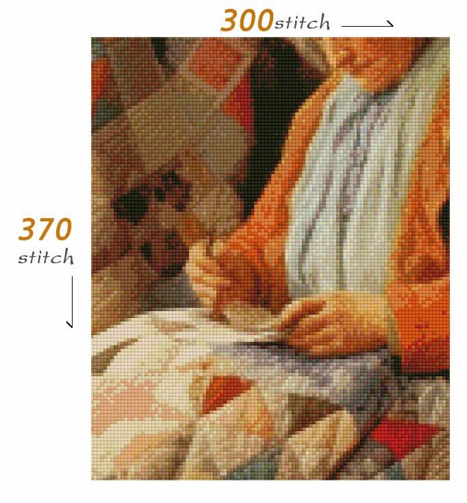 JMP0812 Quilting PDF Cross Stitch Pattern Full Coverage Instant ...