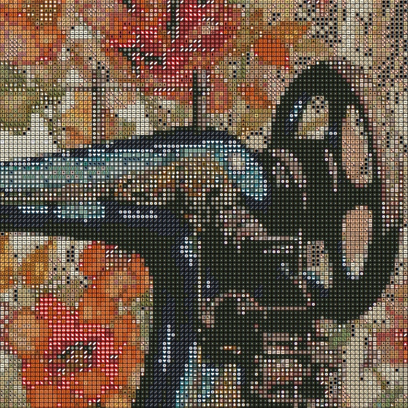 Jmp0137_sewing Machine, Cross Stitch Pattern PDF, Cross Stitch Chart