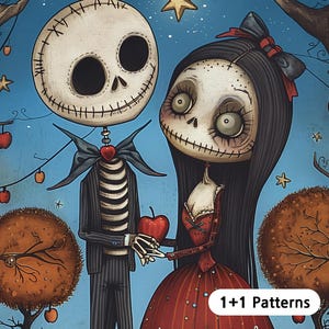 JMP1061 lover cross stitch pattern PDF full coverage Hand embroidery pattern Cross Stitch Instant PDF Download