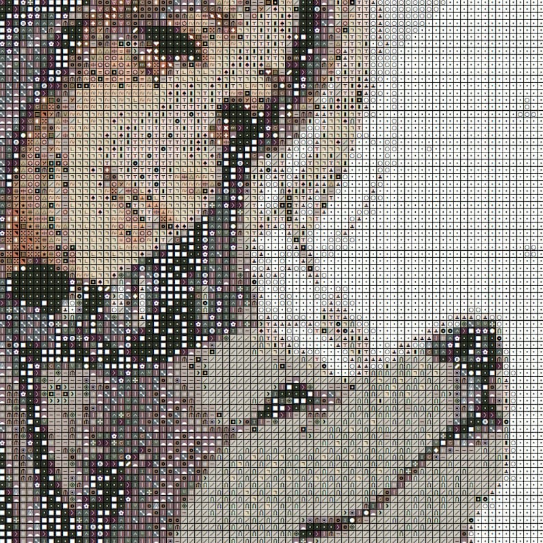 JMP00189_Companion, cross stitch pattern PDF, Cross Stitch chart, Counted Cross Stitch pattern, Instant PDF Download image 4