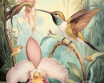 JMP0822 Hummingbird Cross Stitch Pattern PDF Full Coverage