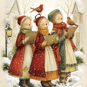 JMP1171 Christmas Carol cross stitch pattern PDF full coverage Hand embroidery pattern Cross Stitch Instant PDF Download