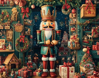 JMP0886 the nutcracker PDF cross stitch pattern  full coverage Instant Download