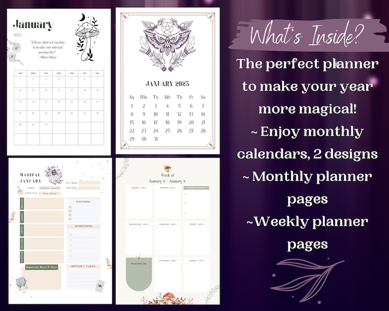 2023 Witches Planner Witch Printables - Il 794xN.4398345189 Egq2
