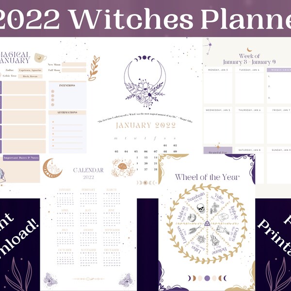 2024 Witch Planner Etsy