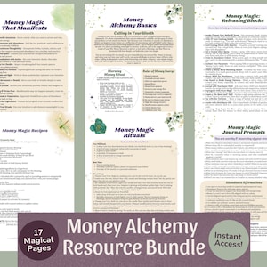 Complete Grimoire Bundle (240+ Pages) | Book of Shadows Printable, Witchcraft PDF, Beginner Witch Kit, Planner & Prompts Included image 9