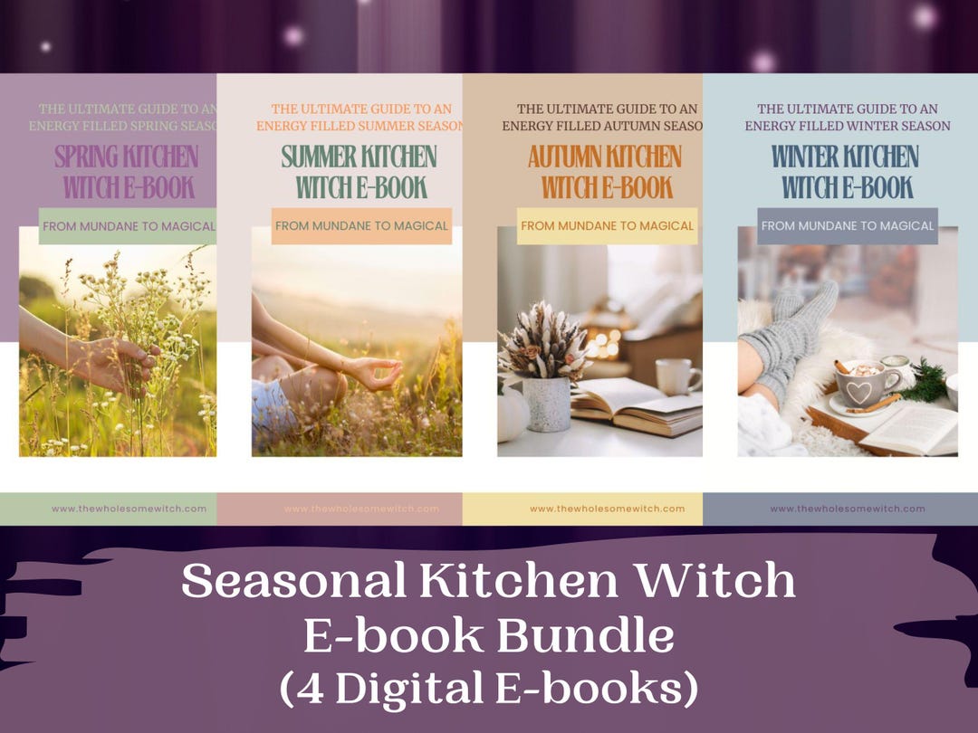 Seasonal E-book Bundle, Kitchen Witchery, Witch E-book, Beginner Witch ...