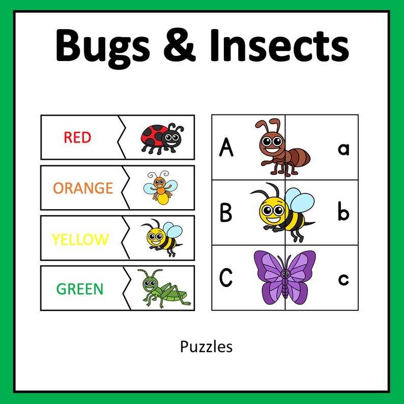 Bugs and Insects Math & Literacy | Digital Download Products | Teacher ...