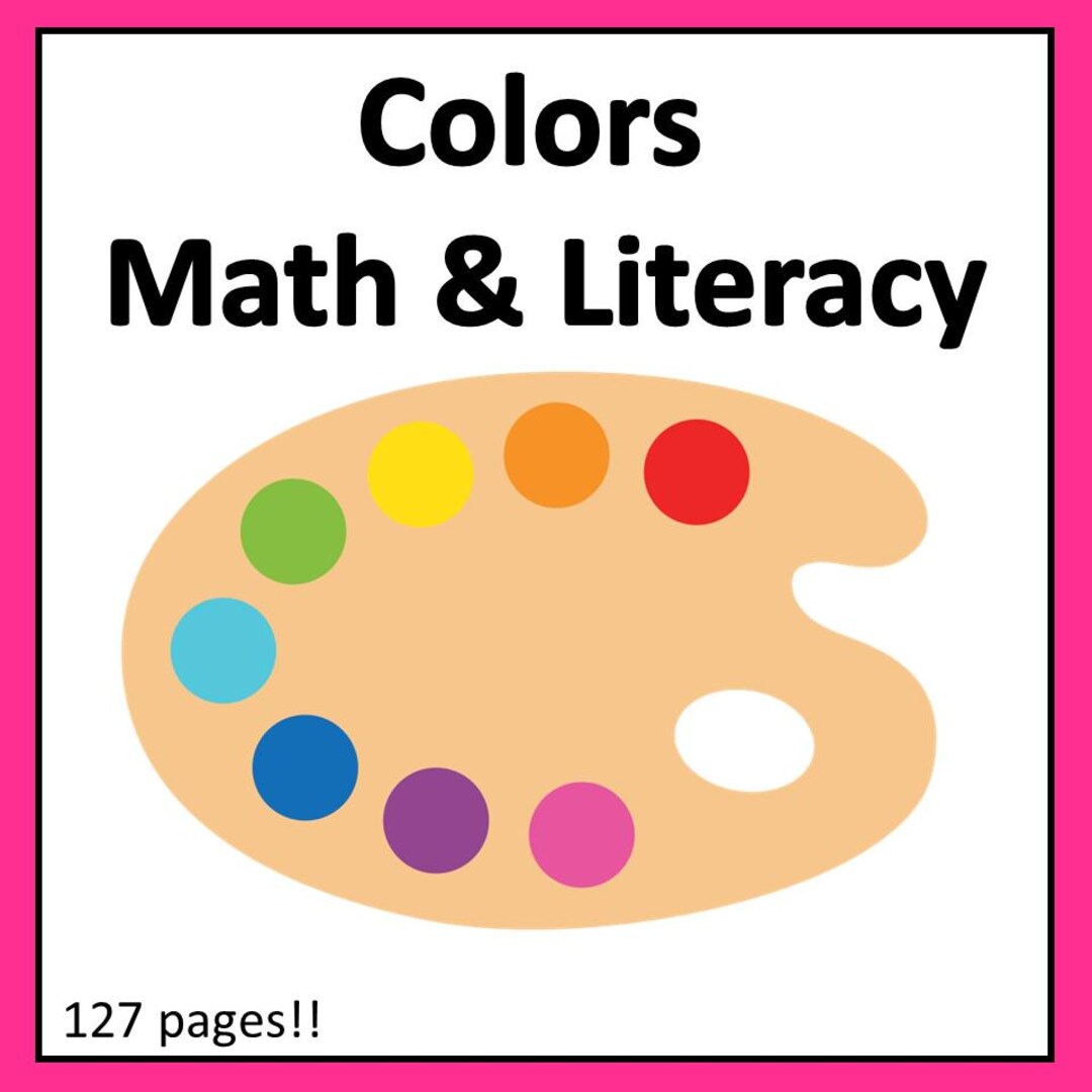 Colors Math & Literacy | Digital Download Products | Teacher Resources ...