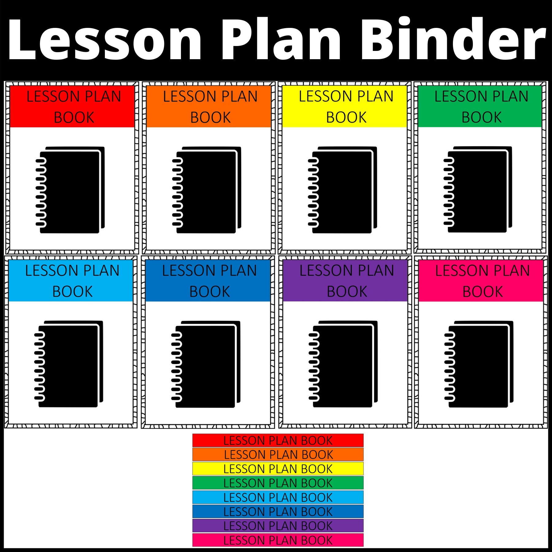 Lesson Plan Binder Etsy