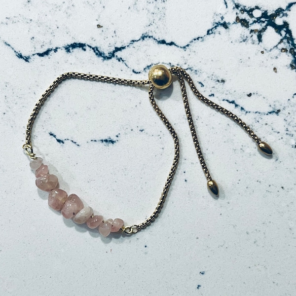 Gemstone Bolo Bracelet