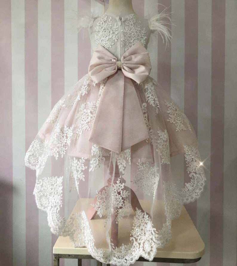 feather birthday dress