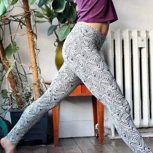 Peyote Leggings • Natural Cotton Yoga Dance Pants