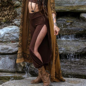 Pantalones Harem con abertura lateral Jasmine • Pantalones Harem Genie • Pantalones de danza del vientre tribales • Pantalones de yoga Ropa de festival para mujer • Calluna