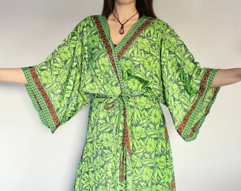Anahata Kimono (Floral Chartreuse)
