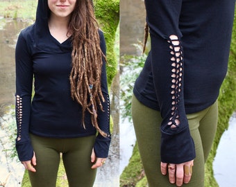 womens jumper with thumb holes