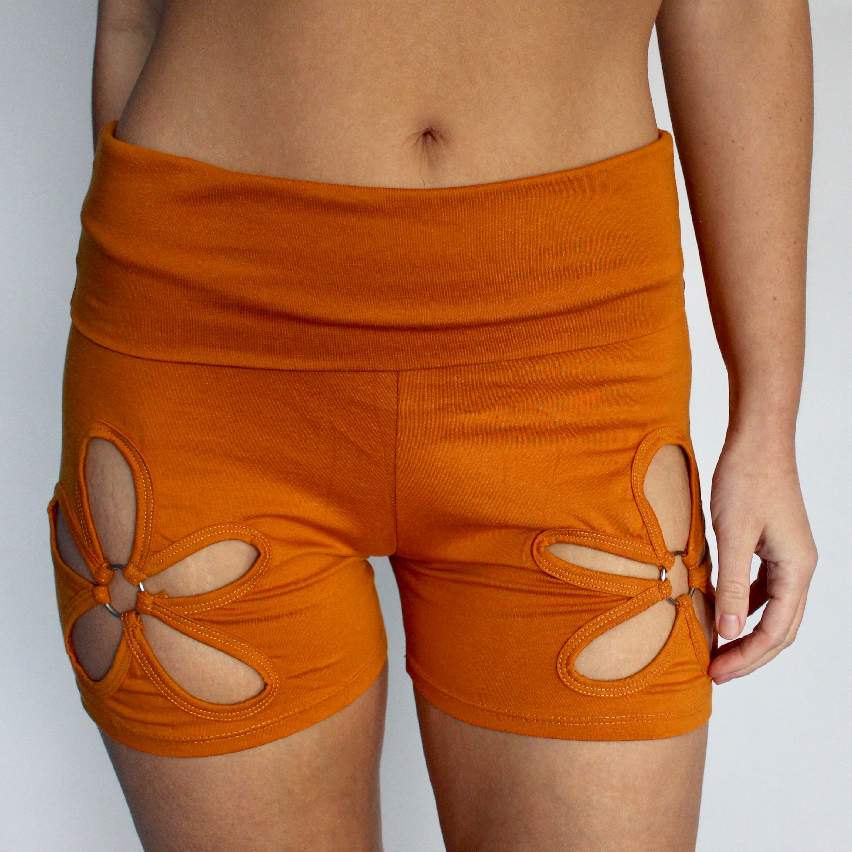 flower booty shorts