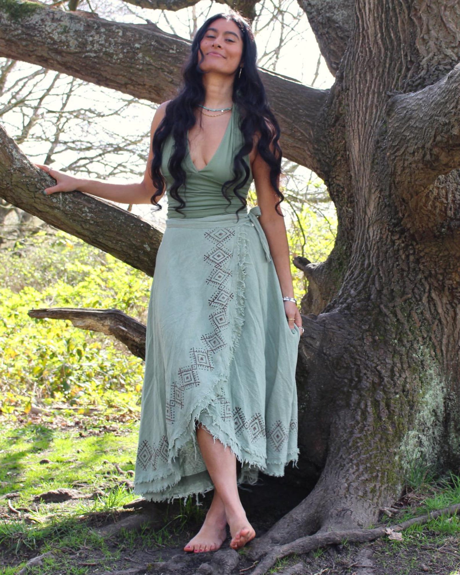 Long Wrap Maxi Skirt Long Wrap Maxi Skirt