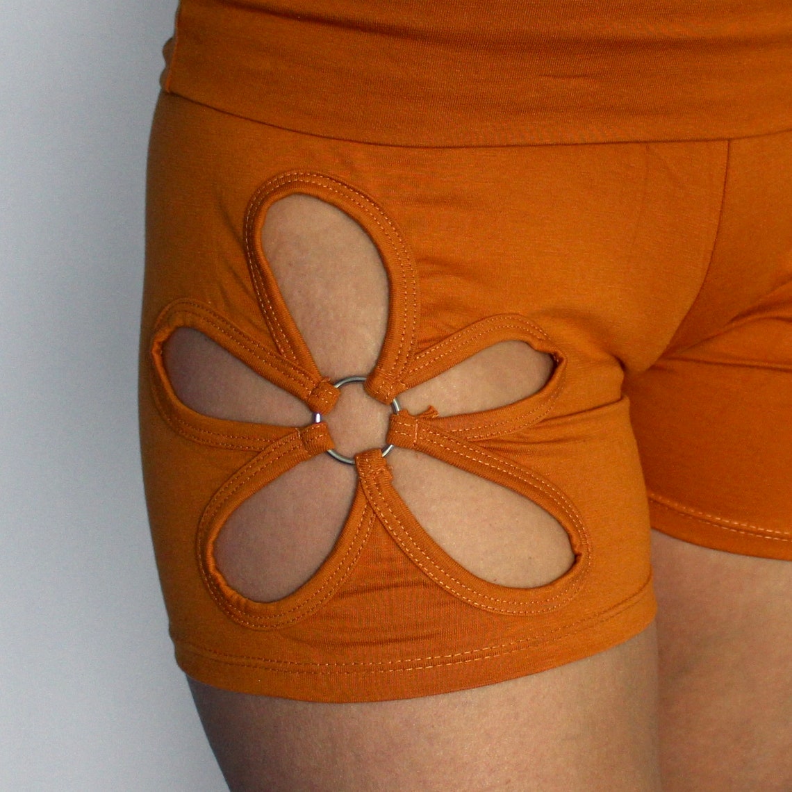 flower booty shorts