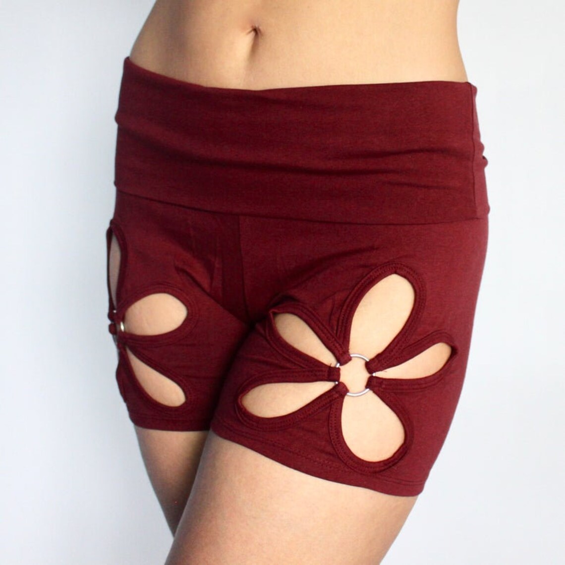 flower booty shorts