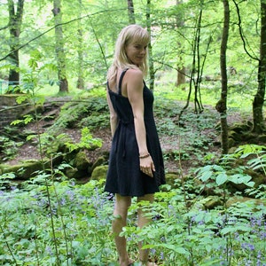 Earthy brown tribal dress