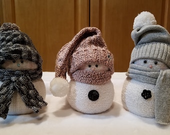 Sock snowman | Etsy