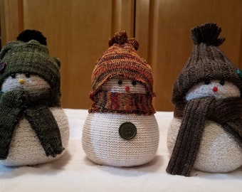 Sock snowman | Etsy