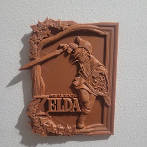 Legend Of Zelda 3d Wall Art