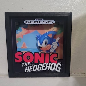 Sonic&#39;s Genesis Adventure Epic 3D Wall Art pays homage to the iconic Sega Genesis classic