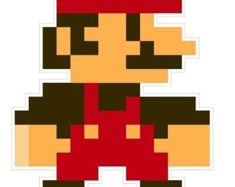 8 Bit Decal | Etsy