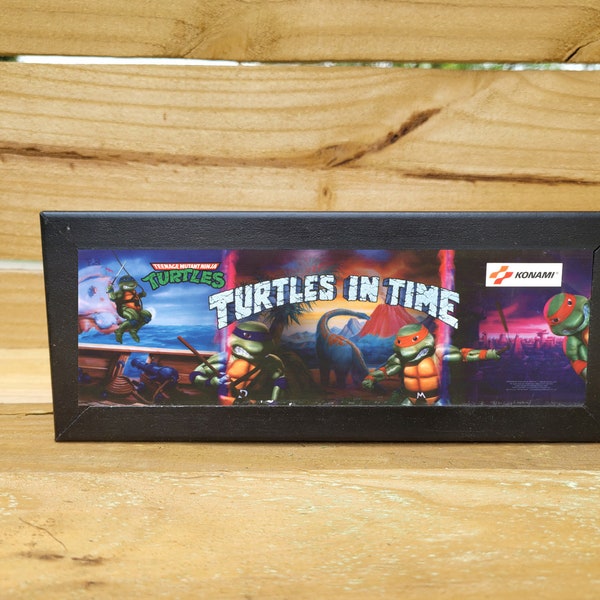 Teenage Mutant Ninja Turtles Turtles In Time Sign Arcade Marquee