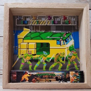 Teenage Mutant Ninja Turtles The Arcade Game 3D Diorama