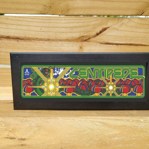 Centipede Arcade Marquee Backlit Sign Display