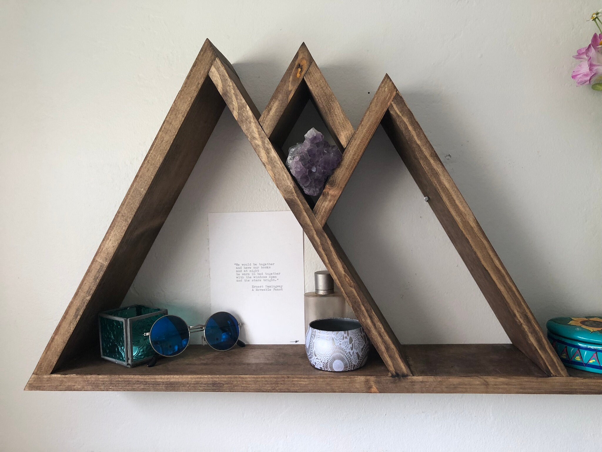 Mountain Shelf Perfect Wall Decor for your nursery office Etsy