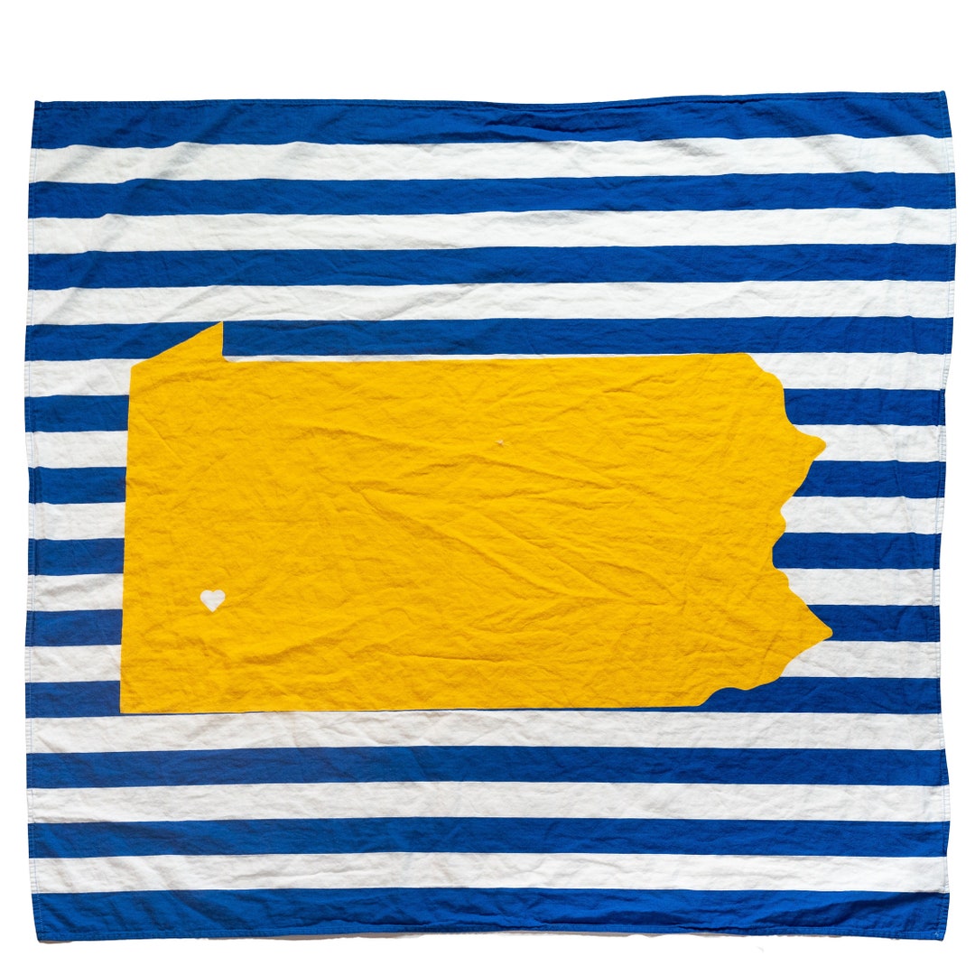 Pittsburgh Pitt Baby Blanket Organic Cotton Muslin Swaddle Etsy