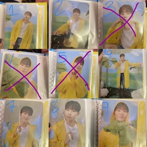 Dix-sept cartes photo.