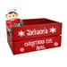 Personalized Christmas eve box Kids traditional Xmas box personalized Christmas crate wooden Christmas box Santa hamper 