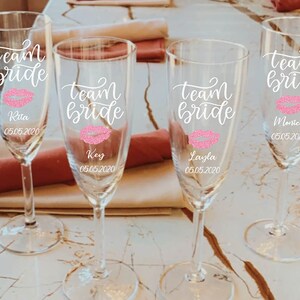 Gepersonaliseerde champagne fluiten bruidsmeisje champagneglazen Voorstel Huwelijksgeschenk Bruidsmeisje Groomsmen Gift