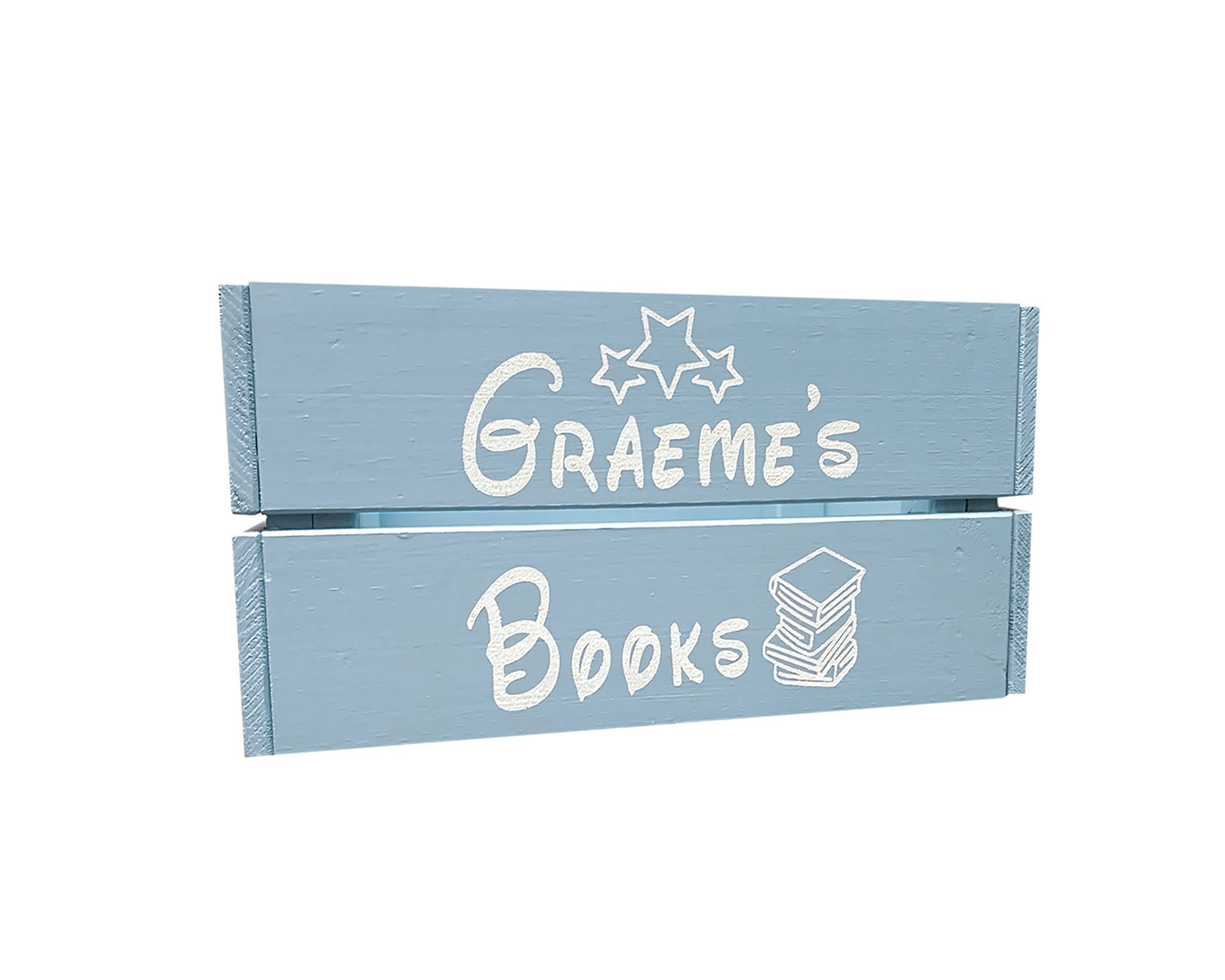 Wooden Book Box Kids Storage Toddler Bookcase Kids Book Etsy