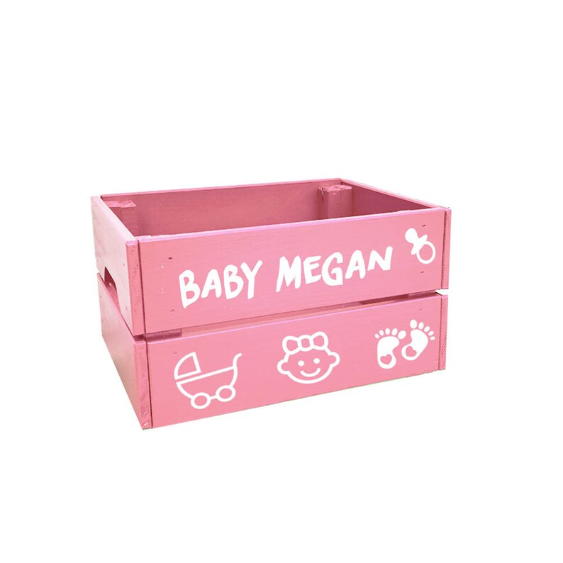 Personalized Baby Box Baby Shower Boxbaby Girl Gift. Etsy