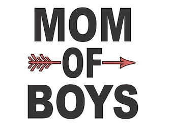Mom Of Boys Vector Cutting File for Vinyl Cutters svg, dxf, png, pdf