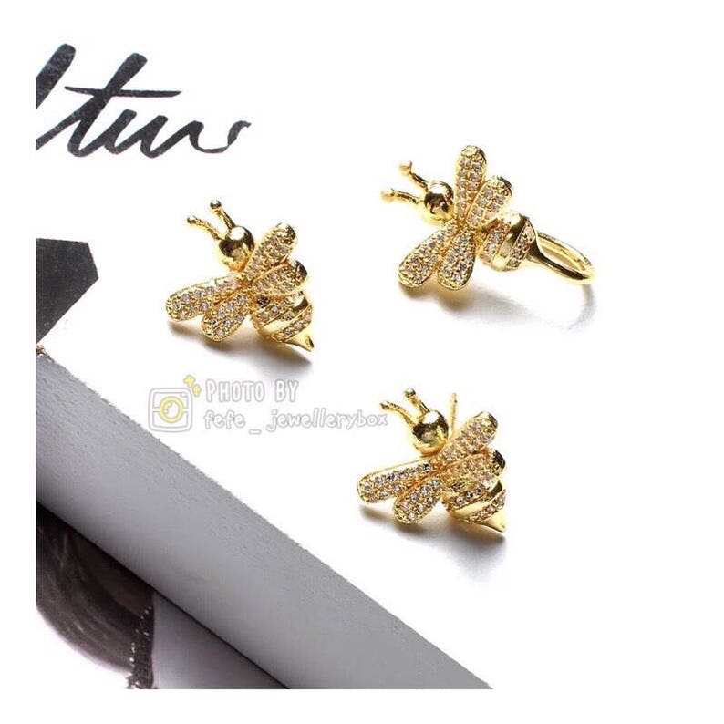 Pre order Bee Earrings 18K Gold