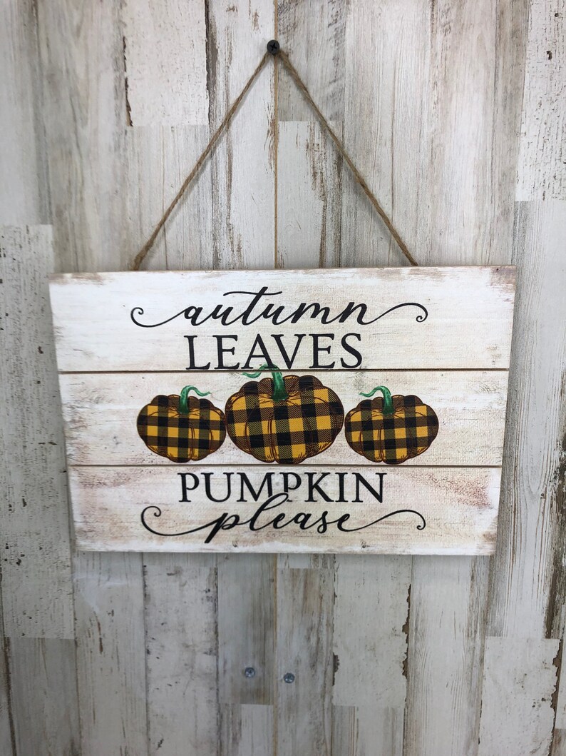Harvest Themed Sign And Decor Seasonal Sign For Front Door Craft Supplies, Autumn Harvest Wreath Sign Pumpkin Sign Wreath Supplies