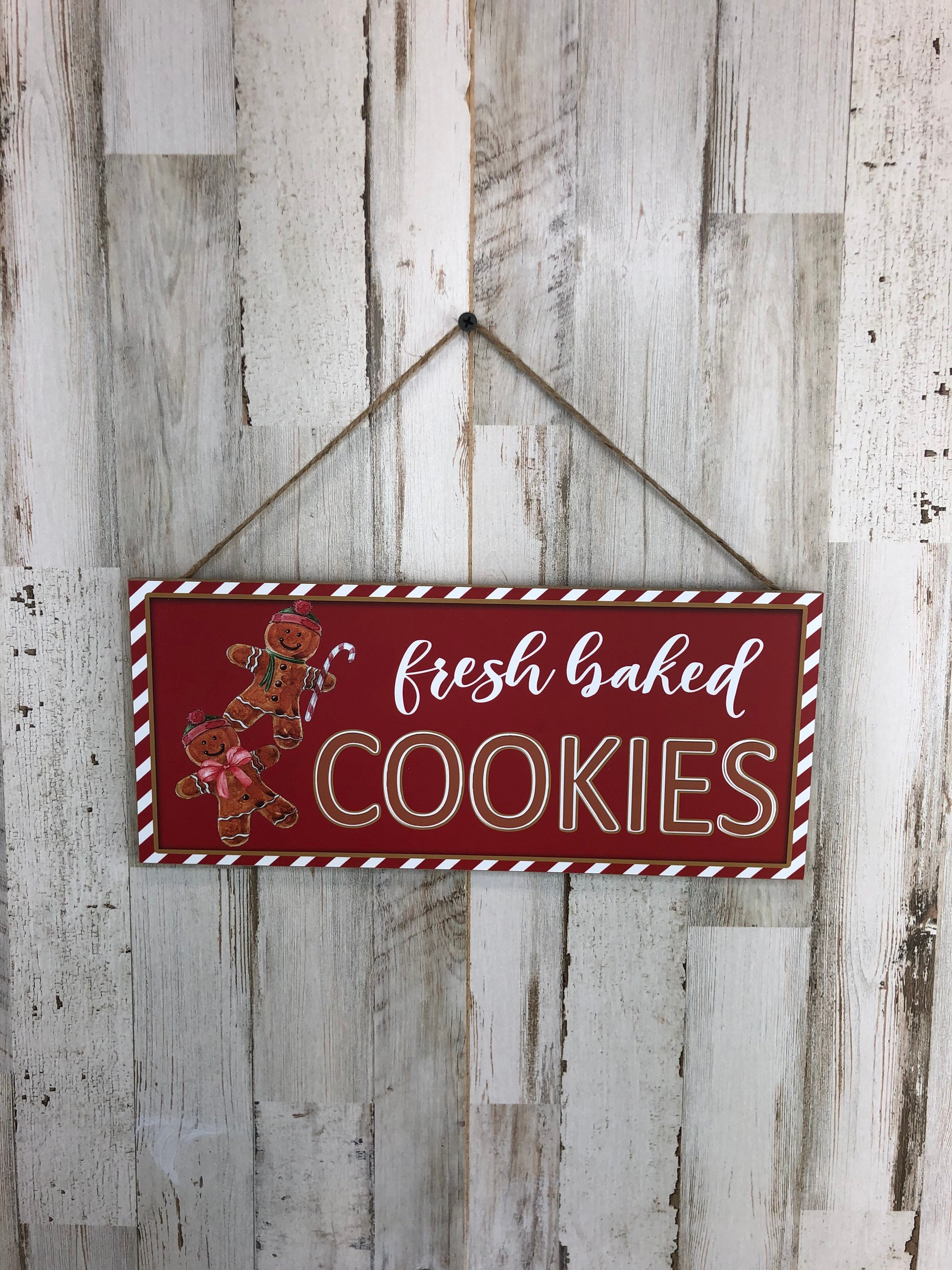 Gingerbread Cookies Sign Fresh Baked Cookies Gingerbread Etsy