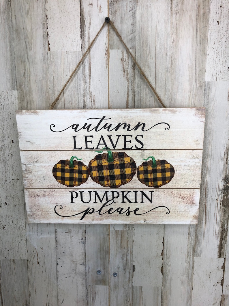 Harvest Themed Sign And Decor Seasonal Sign For Front Door Craft Supplies, Autumn Harvest Wreath Sign Pumpkin Sign Wreath Supplies