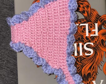 Crocheted Thong Bookmark - Cheeky Book Accessory